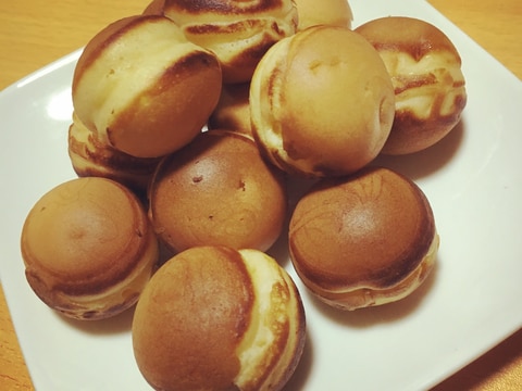 たこ焼き器でベビーカステラ♪